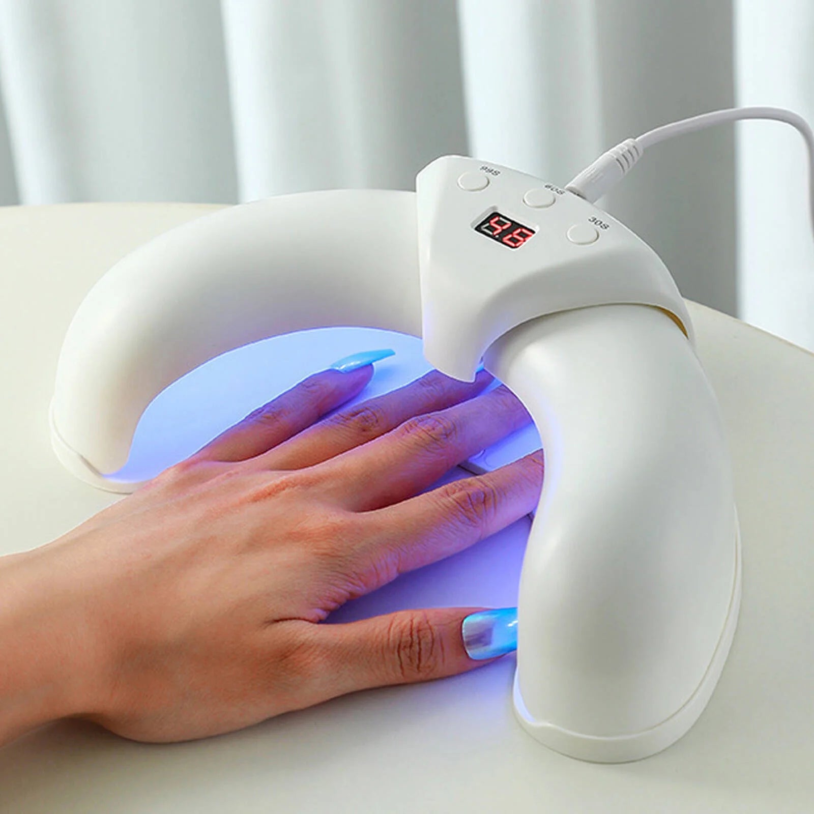 Professional LED Nail Dryer for Effective Toe Fungus Treatment, Rapid-Drying Foot Fungus Curing Lamp, Compact UV Gel Curing Light