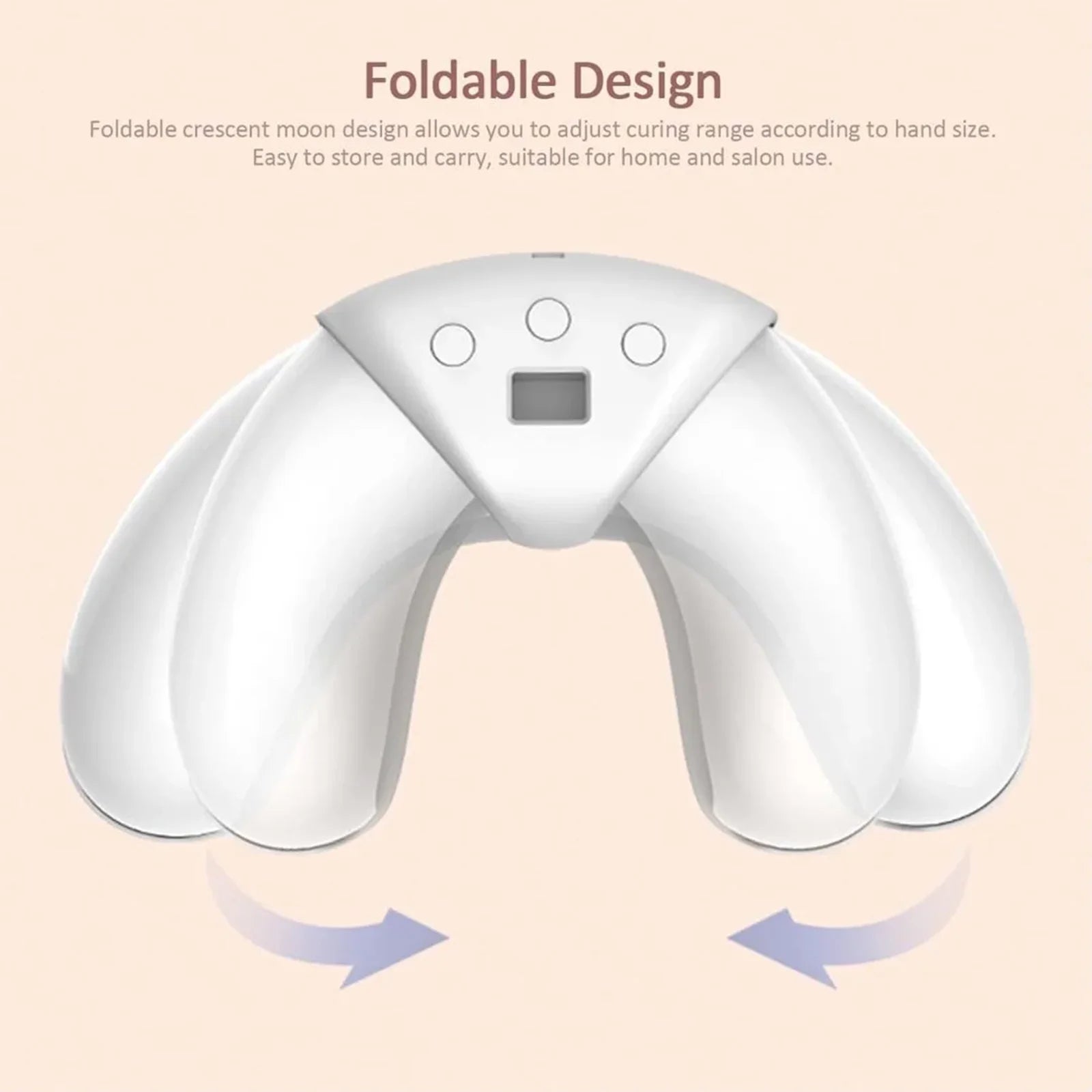 Professional LED Nail Dryer for Effective Toe Fungus Treatment, Rapid-Drying Foot Fungus Curing Lamp, Compact UV Gel Curing Light