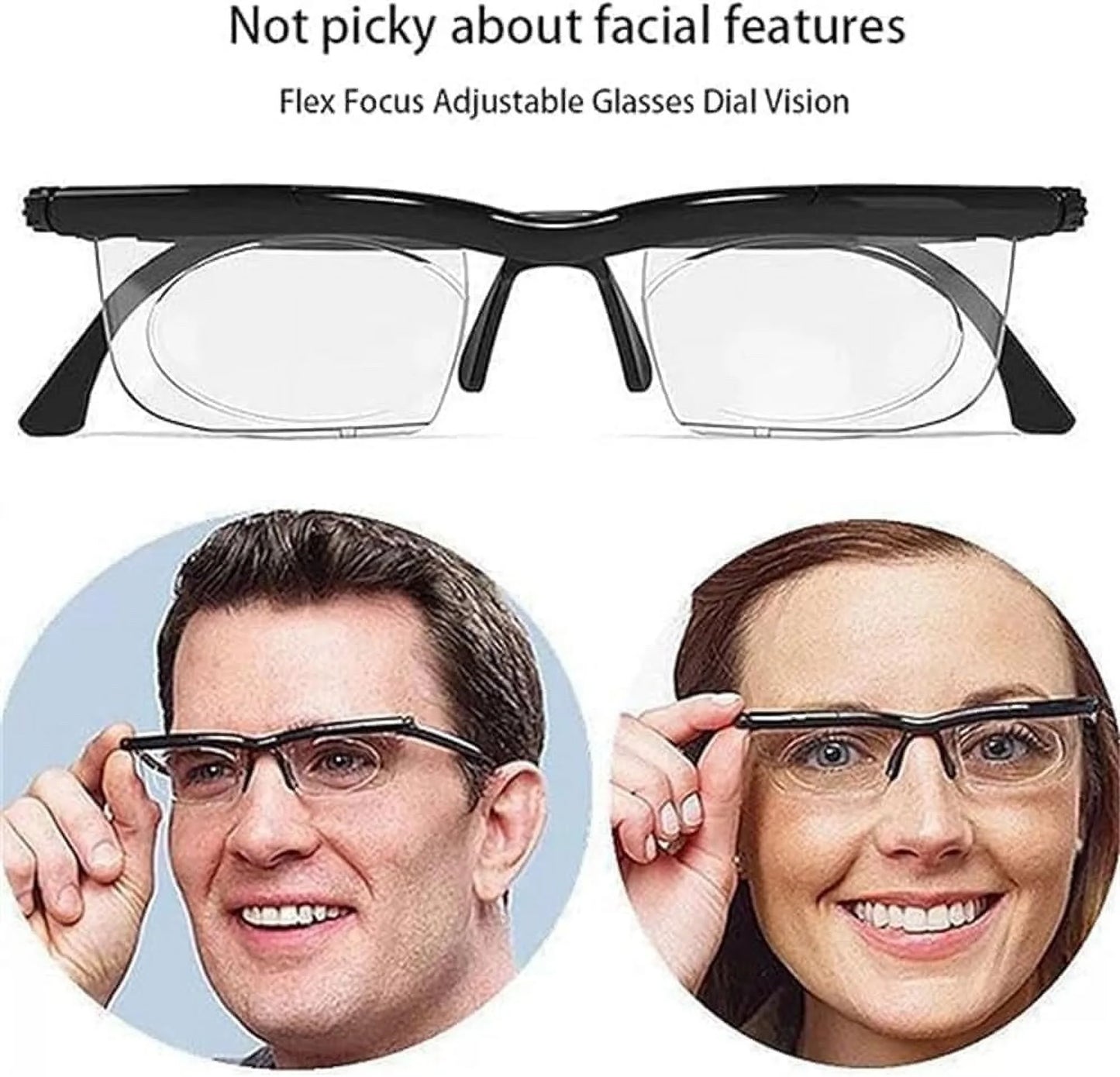 Vi Shift Adjustable Glasses for Women, Vi-Shift Adjustable Glasses, Vi Shift Adjustable Reading Glasses Men, Vi-Shift Adjustable Glasses for Men, Vi Shift Adjustable Reading (1PCS)