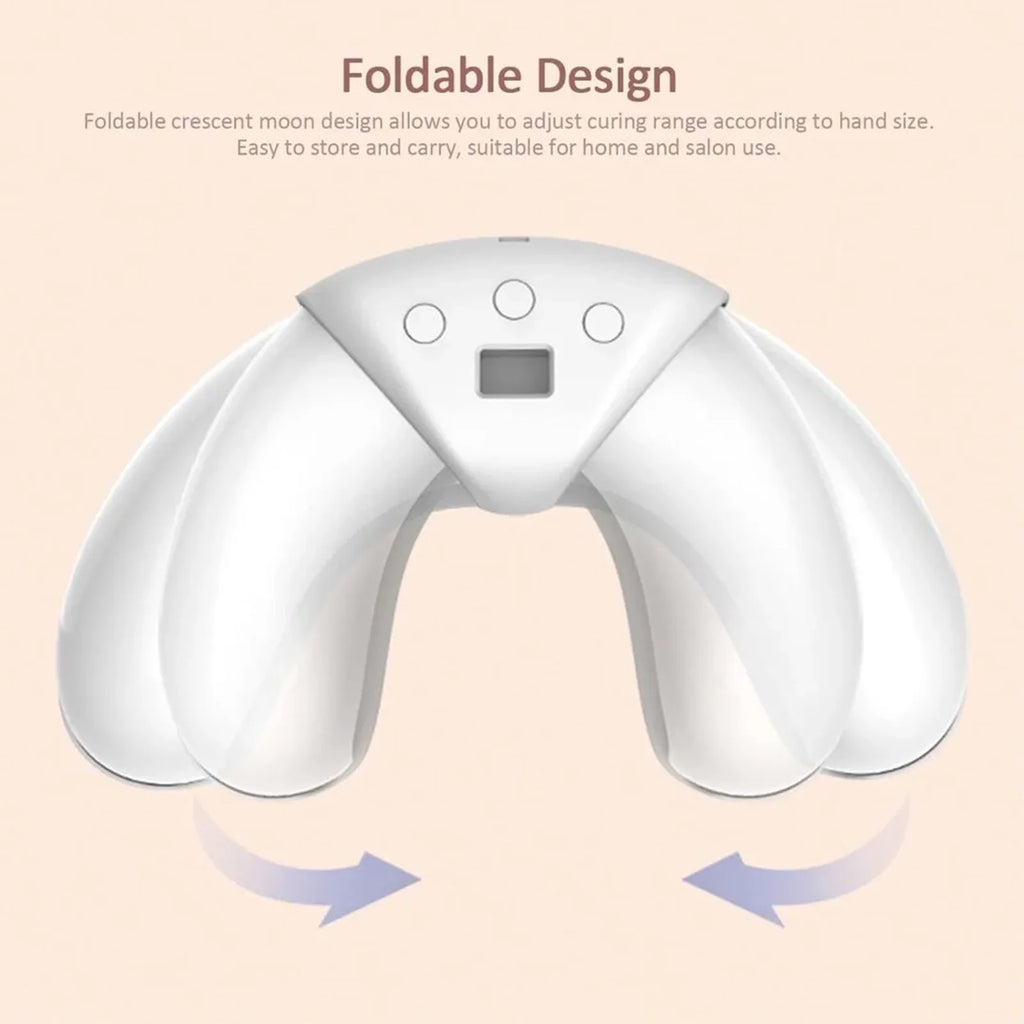 Professional LED Nail Dryer for Effective Toe Fungus Treatment, Rapid-Drying Foot Fungus Curing Lamp, Compact UV Gel Curing Light