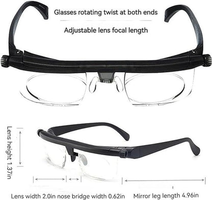 Vi Shift Adjustable Glasses for Women, Vi-Shift Adjustable Glasses, Vi Shift Adjustable Reading Glasses Men, Vi-Shift Adjustable Glasses for Men, Vi Shift Adjustable Reading (1PCS)