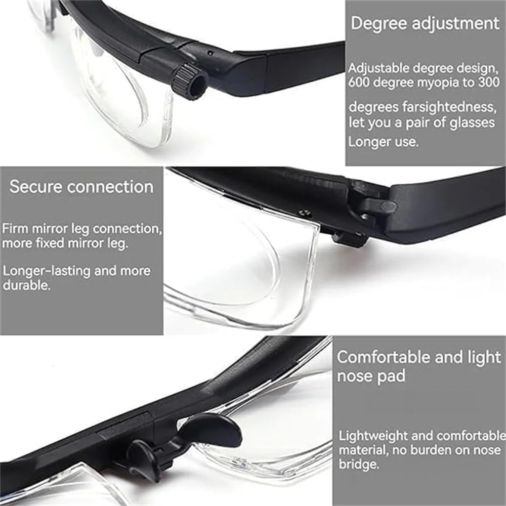 Vi Shift Adjustable Glasses for Women, Vi-Shift Adjustable Glasses, Vi Shift Adjustable Reading Glasses Men, Vi-Shift Adjustable Glasses for Men, Vi Shift Adjustable Reading (1PCS)